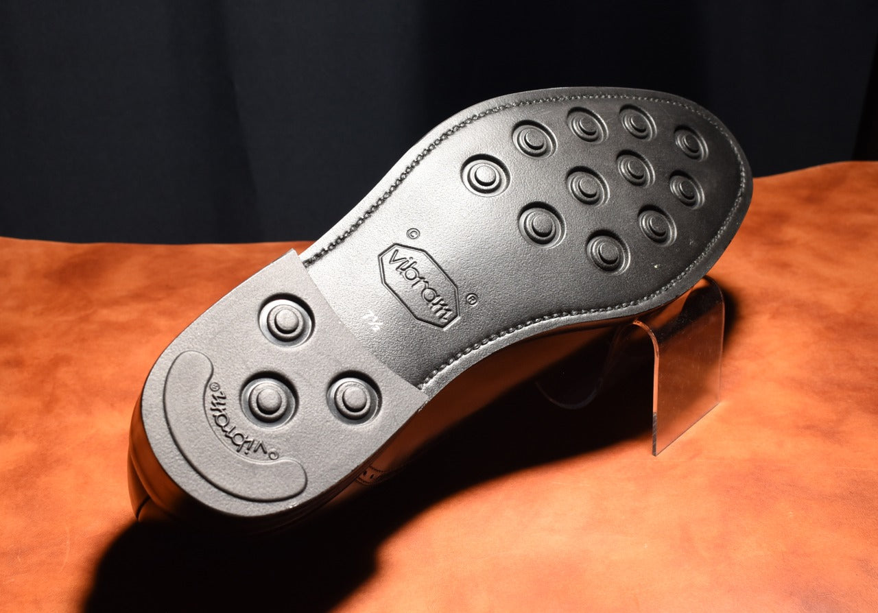 Keith クォーターブローグ レイジーマン ブラック オールウェザーシリーズ Vibramソール グッドイヤーウェルト製法 ビジネス 革靴 雨 24.0cm~27.5cm レイマー