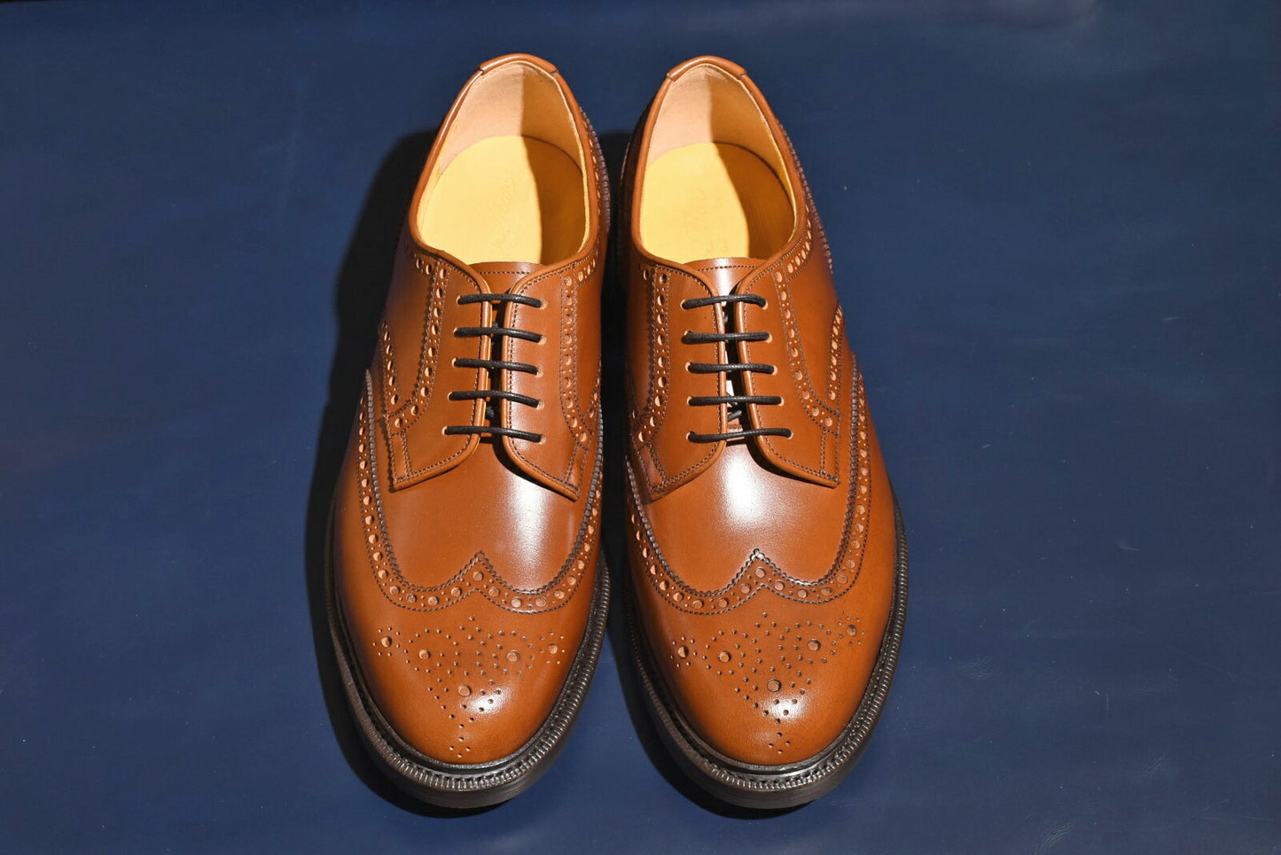 Oliver 3 フルブローグ ブラウン RAYMAR グッドイヤーウェルト ビジネス カジュアル 革靴 24.0cm‾27.0cm レイマー 外羽根 ラバーソール ダブルソール ストームウェルト