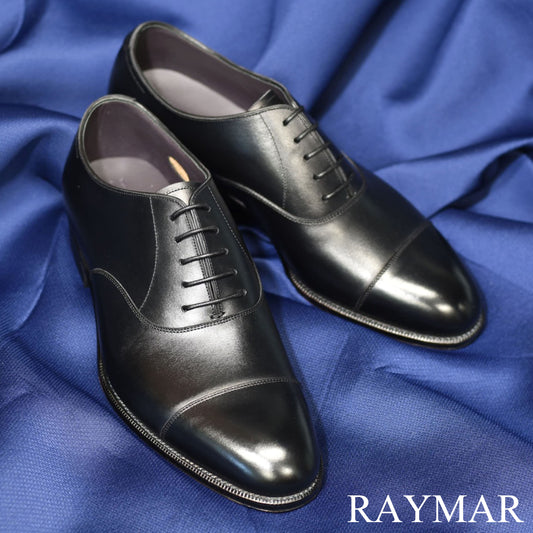 ビジネスシューズ 革靴 RAYMAR ストレートチップ ブラック Weinheimer  グッドイヤーウェルト　23.5cm‾28.0cm レイマー ワインハイマー ボックスカーフ 内羽根 レザーソール Harper