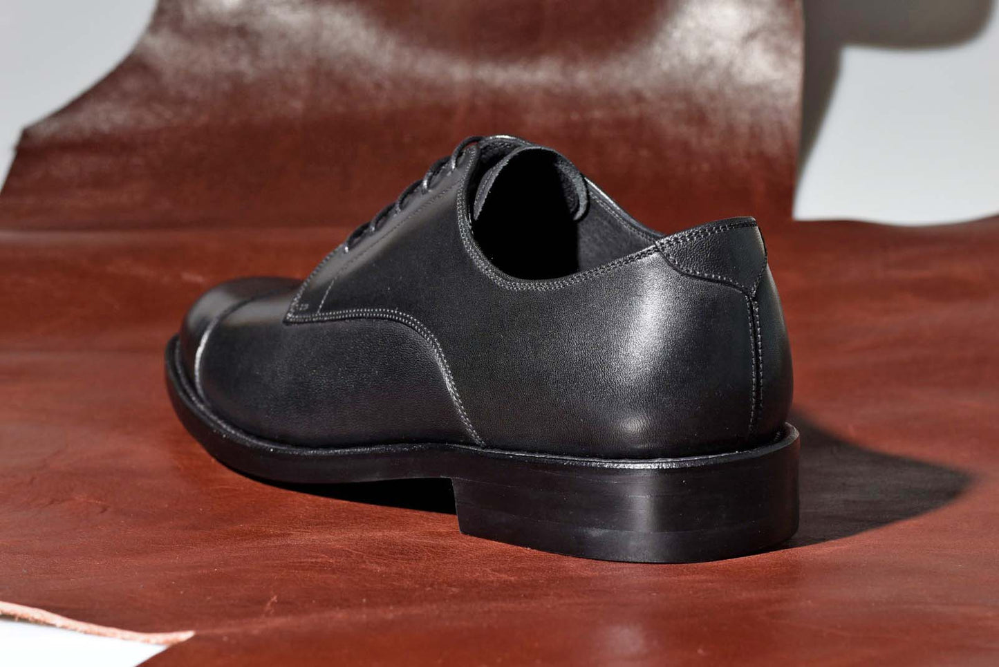 キャップトゥ ダービー ブラック DBT-57 RAYMAR グッドイヤーウェルト ビジネスシューズ 革靴 23.5cm‾28.0cm レイマー  外羽根 ラバーソール