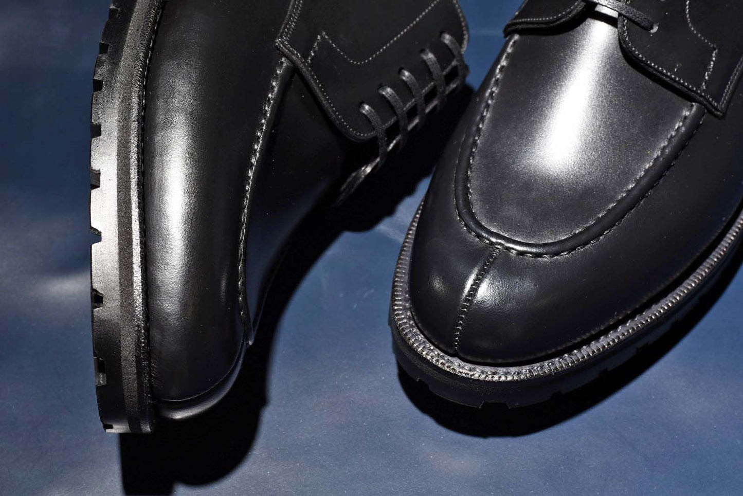 コマンドソール Uチップ ブラック Zach RAYMAR グッドイヤーウェルト ビジネスシューズ 革靴 24.0cm‾27.0cm レイマー 外羽根 ラバーソール ダブルソール