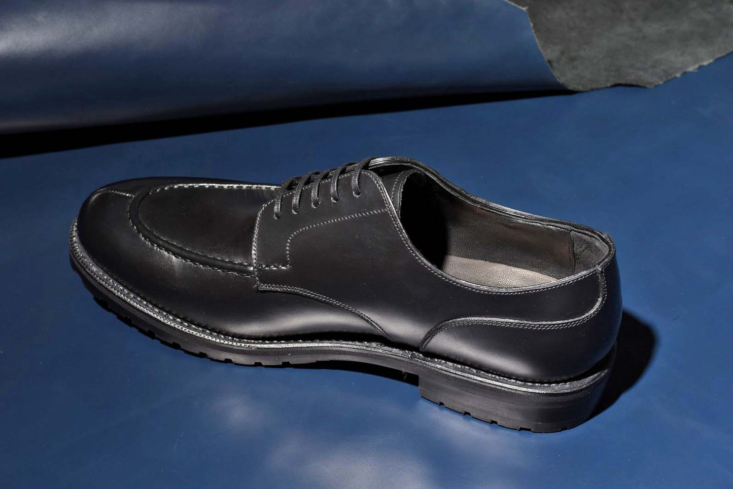 コマンドソール Uチップ ブラック Zach RAYMAR グッドイヤーウェルト ビジネスシューズ 革靴 24.0cm‾27.0cm レイマー 外羽根 ラバーソール ダブルソール